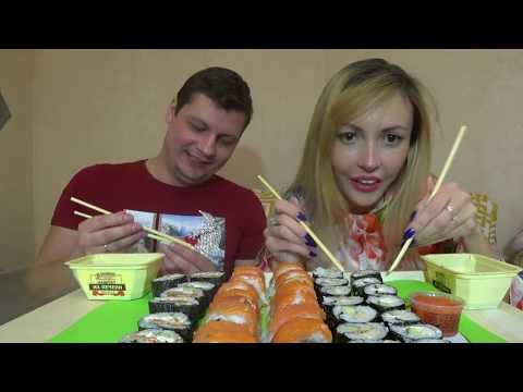 Видео: Мукбанг Роллы 🍽 MUKBANG rolls Eating