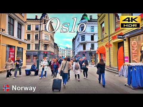 Видео: Осло Дневная Прогулка / Норвегия 🇳🇴 / Сентябрь 2024 / 4K HDR