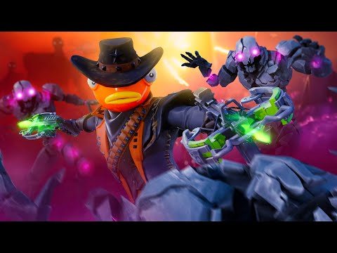 Видео: В СОЛО ПРОТИВ ОРДЫ МОНСТРОВ! новый режим в Фортнайт