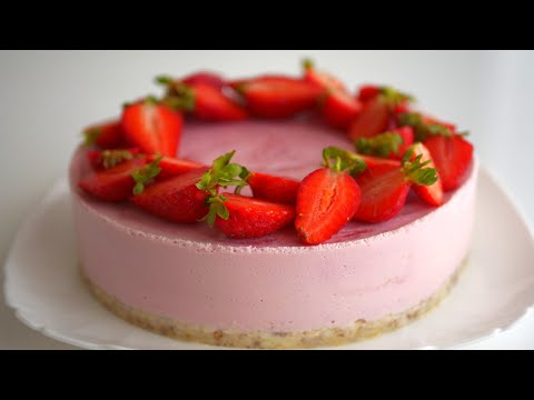 Видео: Торт йогуртовой "Мраморный" без выпекания. В 100 г - 182 ккал