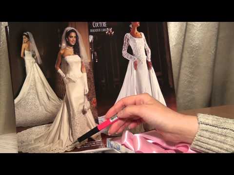 Видео: Платье со шлейфом