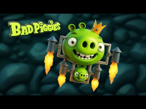 Видео: КАТАЮ КОРОЛЯ СВИНЕЙ на РЕАКТИВНОЙ ТЯГЕ Приключения Плохих Свинок / Bad Piggies HD