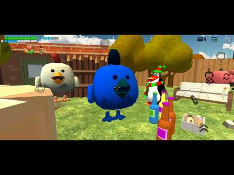 Видео: Школа в Chicken gun 3 сезон 5 серия (дошёл до лагеря и устроили вечеринку)