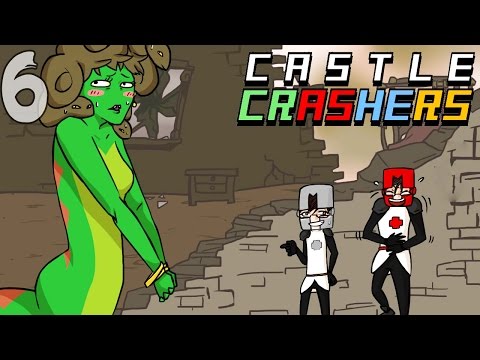 Видео: Castle Crashers ► МЕДУЗА - ФИФА |6| кооп прохождение