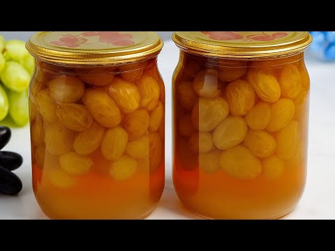 Видео: ВИНОГРАДНОЕ ВАРЕНЬЕ ВКУСНЕЕ ЧЕМ МЁД!!!Ароматное, янтарное и очень вкусное🍇