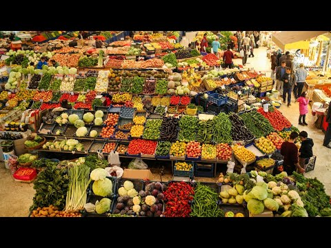 Видео: Дешёвый базар в Анталии , Турция