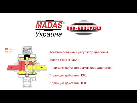 Видео: Регулятор давления Madas FR2LB. Принцип действия