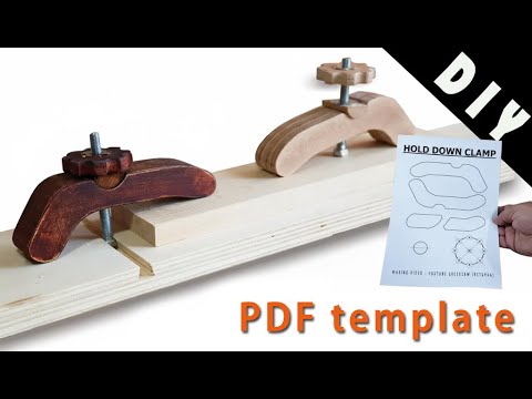Видео: Зажим DIY Удерживающий - Деревянные Зажимы
