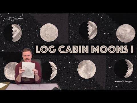 Видео: Я сделала лунное одеяло из блоков бревенчатой ​​избы! 🌕🌕 (Счастливого Хэллоуина!)