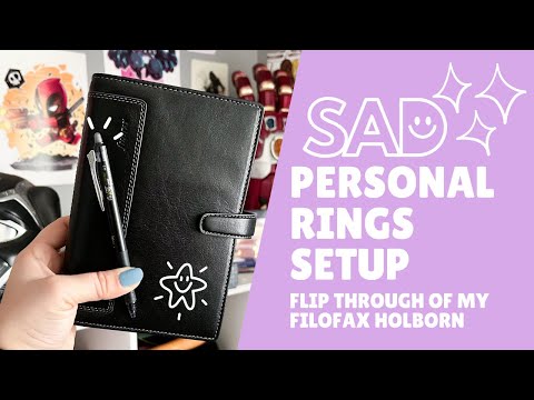 Видео: Личные кольца Filofax Holborn Flip 🫣