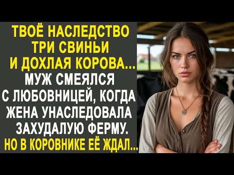 Видео: ＂Твоё наследство три свиньи и корова＂ - говорил муж жене, которая унаследовала захудалую ферму...