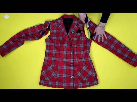 Видео: [DIY] Я сделал шедевр из старой куртки с дырками, которая вышла из моды.
