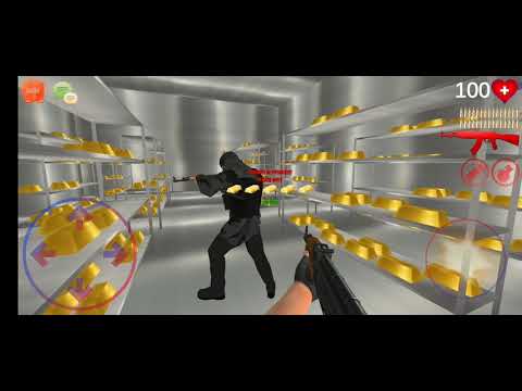 Видео: Прохождение игры Cops and Robbers 2 (Justice Rivals 2) #2 Уровень Bank Robbery за Robbery