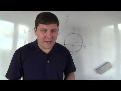 Видео: Алгебра 10 класс. 5 октября. Первое знакомство с тригонометрическими уравнениями