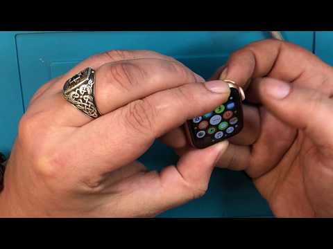 Видео: Замена стекла apple watch 4 40mm без использования струны!