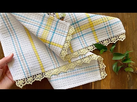 Видео: КАЙМА крючком. Создаём уют, обвязываем ПОЛОТЕНЦЕ.