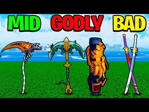 Видео: Рейтинг всех видов оружия от худшего к лучшему в игре Blox Fruits!