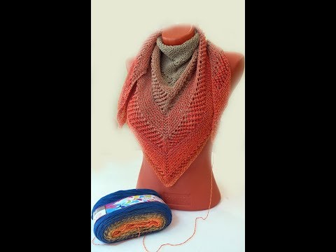 Видео: Бактус спицами. Мастер класс. Bactus knitting. Master Class.