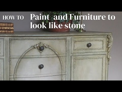 Видео: Используйте меловую краску для создания аутентичной отделки камня.