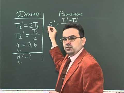 Видео: Тепловой двигатель  КПД двигателя и цикла