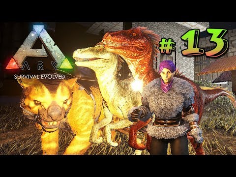 Видео: ARK Survival Evolved на карте Ragnarok - Фермочки животных - (13)
