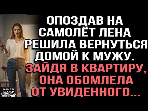 Видео: “Лена опоздала на самолёт и вернулась домой… То, что она увидела в квартире мужа, повергло её в шок”