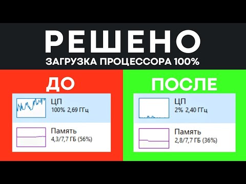 Видео: Процессор загружен на 100 процентов. Как снизить нагрузку ЦП