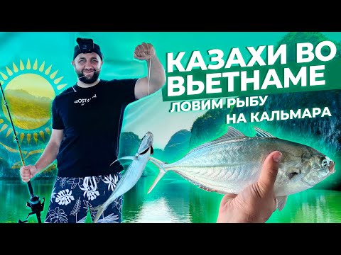Видео: Вьетнам. НА РЫБАЛКУ на острове Фукуок. Ловим рыбу на кальмара. Каранкс, Скорпена, Морской окунь.
