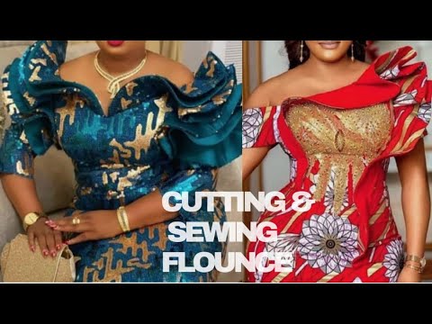 Видео: МОДНАЯ БЛУЗКА/ПЛАТЬЕ С ВОЛАНАМИ (Раскрой и пошив)