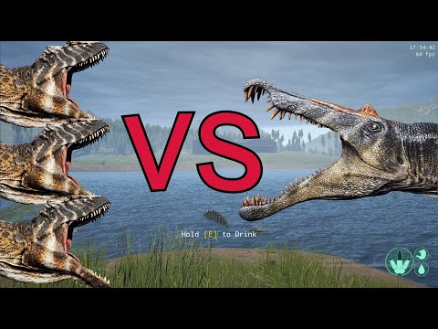 Видео: The Isle Legacy |❗ 3 ГИГИ ПРОТИВ ОДНОГО СПИНОЗАВРА❗Solo Spino vs Giga Trio ❗