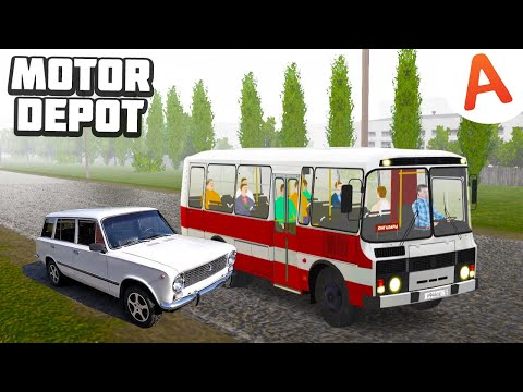 Видео: Пьяный Водитель Напал на мой ПАЗ 3205 - Motor Depot (мобильные игры)