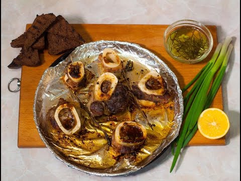 Видео: Запеченные мозговые косточки