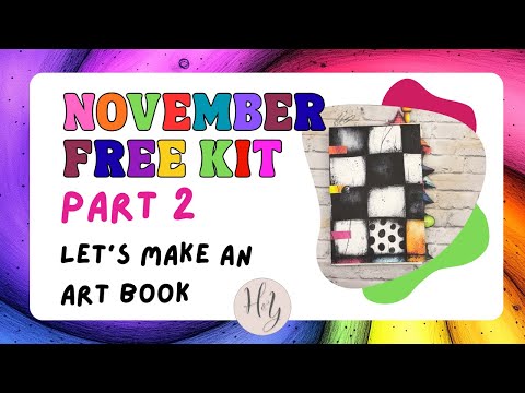 Видео: Набор «Причудливый ноябрь» Часть 2 — Давайте создадим артбук