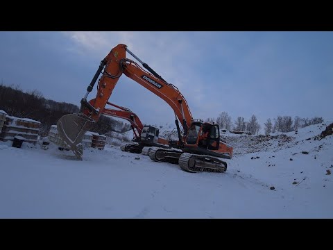 Видео: Самый не удачный запуск после морозов доосан 360