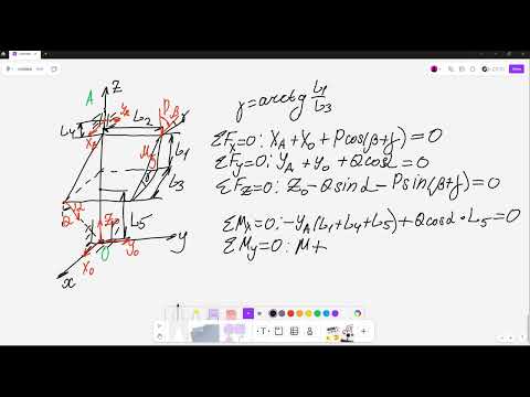 Видео: Равновесие пространственного клина | Держим статику!