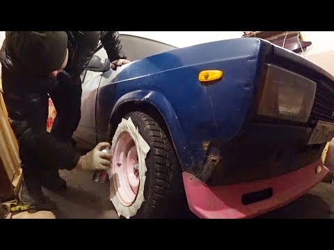 Видео: РАЗВАРЫ В БЕЛЫЙ, ПЛЁНКА НА ФАРЫ, ГУБА В ЦВЕТ!