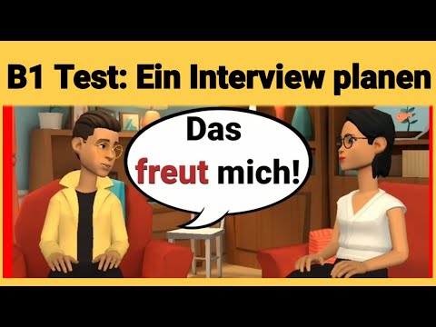 Видео: Устный экзамен по немецкому языку B1 | Планируйте что-нибудь вместе/диалог | Часть 3: Интервью
