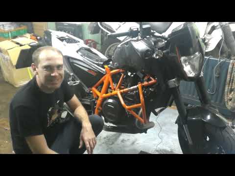 Видео: KTM 690 найдена одна из причин стука в головке цилиндра