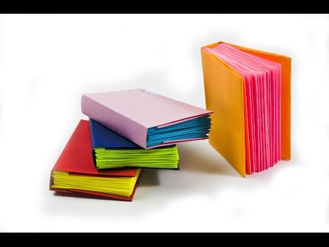 Видео: Как сделать книжку из бумаги | Мини дневник