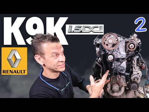 Видео: Как поменять двигатель Renault K9K 1.5 dCi. Учебное пособие по сборке Головка блока цилиндров, форсу
