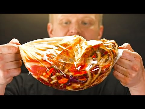 Видео: ЗАКИНУЛ В ПАКЕТ - накормил всю общагу!