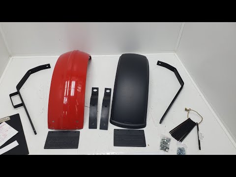 Видео: НАРЕШТІ.Пластикові крила на мтз 80,кронштейни та бризговики.