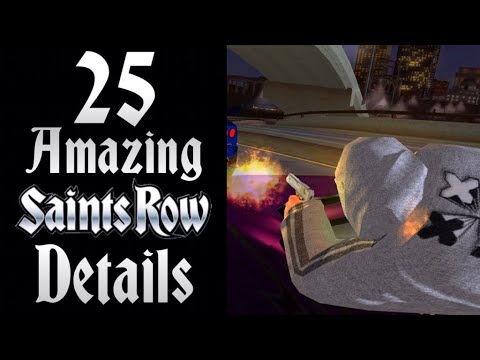 Видео: Удивительные детали игр Saints Row, о которых вы, вероятно, не знали