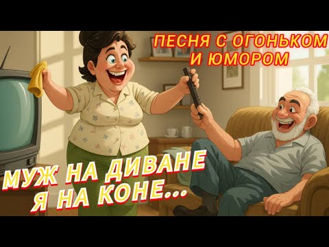 Видео: Муж на диване, я на коне!”😂 Весёлый клип и песня с огоньком  Русские хиты 2025 🎵