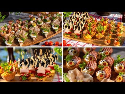 Видео: Мини-крустад с бутербродами с бантиками «Зебра». Рецепт хрустящих корзиночек. Попробуйте!