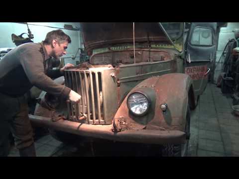 Видео: Пробуем завести "Бобика" ГАЗ-69. We are trying to get the "Bobik" GAZ-69.