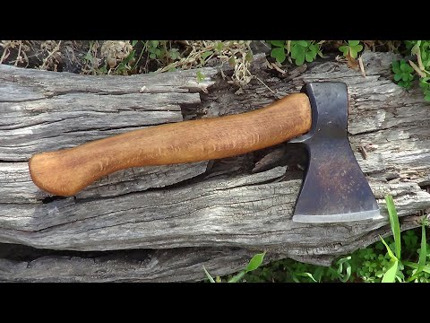 Видео: Реставрация  топора. Axe restoration .