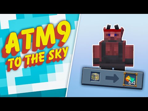 Видео: Призвал ДЕМОНА на СкайБлоке в Майнкрафте! - All The Mods 9: To The Sky 1.20.1