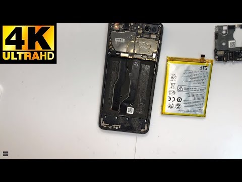 Видео: ZTE Blade v9 - замена батареи разборка / battery replacement disassembly