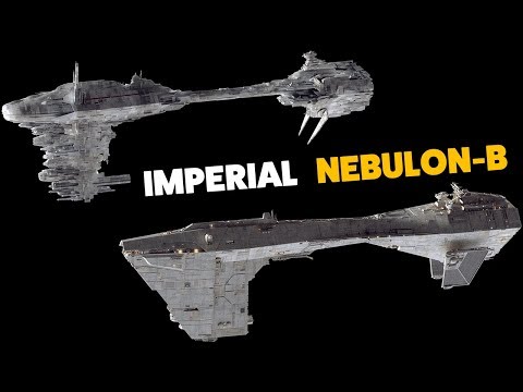 Видео: Фрегат IMPERIAL Nebulon-B (дизайн веера)
